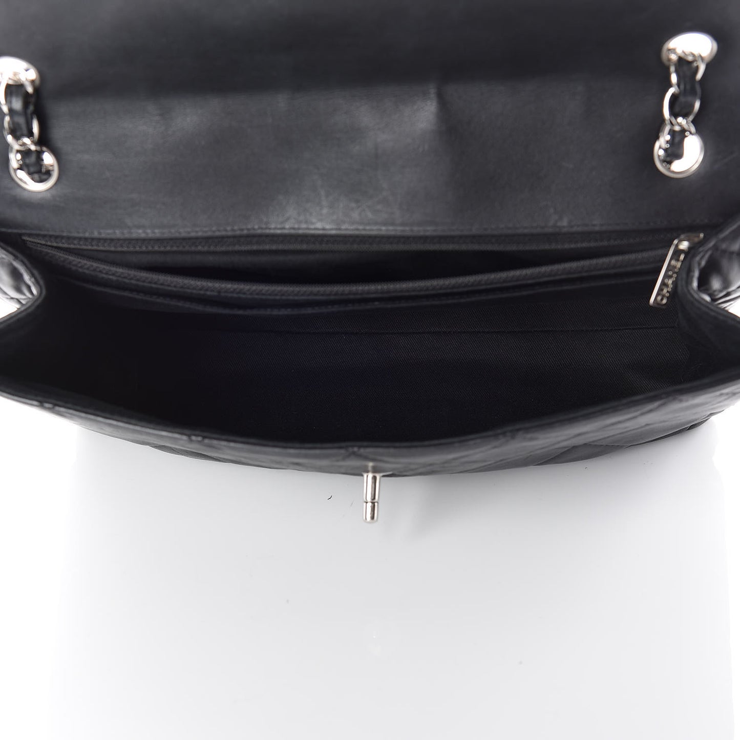 Calfskin Quilted In The Business Flap Bag Black