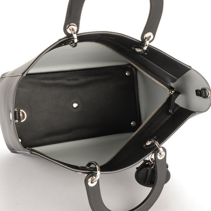 Christian Dior Calfskin Large Diorissimo Tote Black 6 of 15