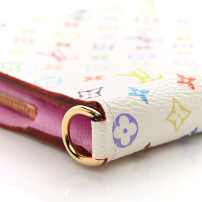 Louis Vuitton Monogram Multicolor Insolite Wallet White Litchi 8 of 8