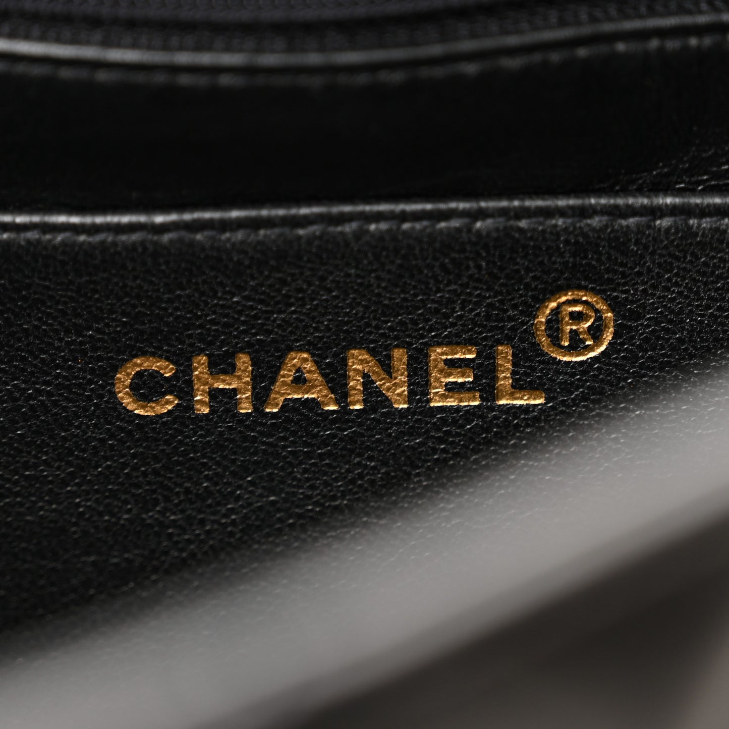 Lambskin Quilted Small Single Flap Black
