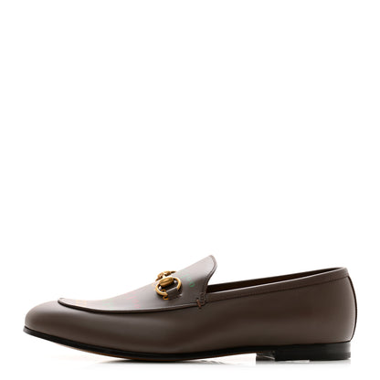 Gucci Wexford Malaga Kid Gucci 100 Centennial Mens Jordaan Loafers 8.5 New Acero New Shamarock Crop Hibiscus Red 1 of 9