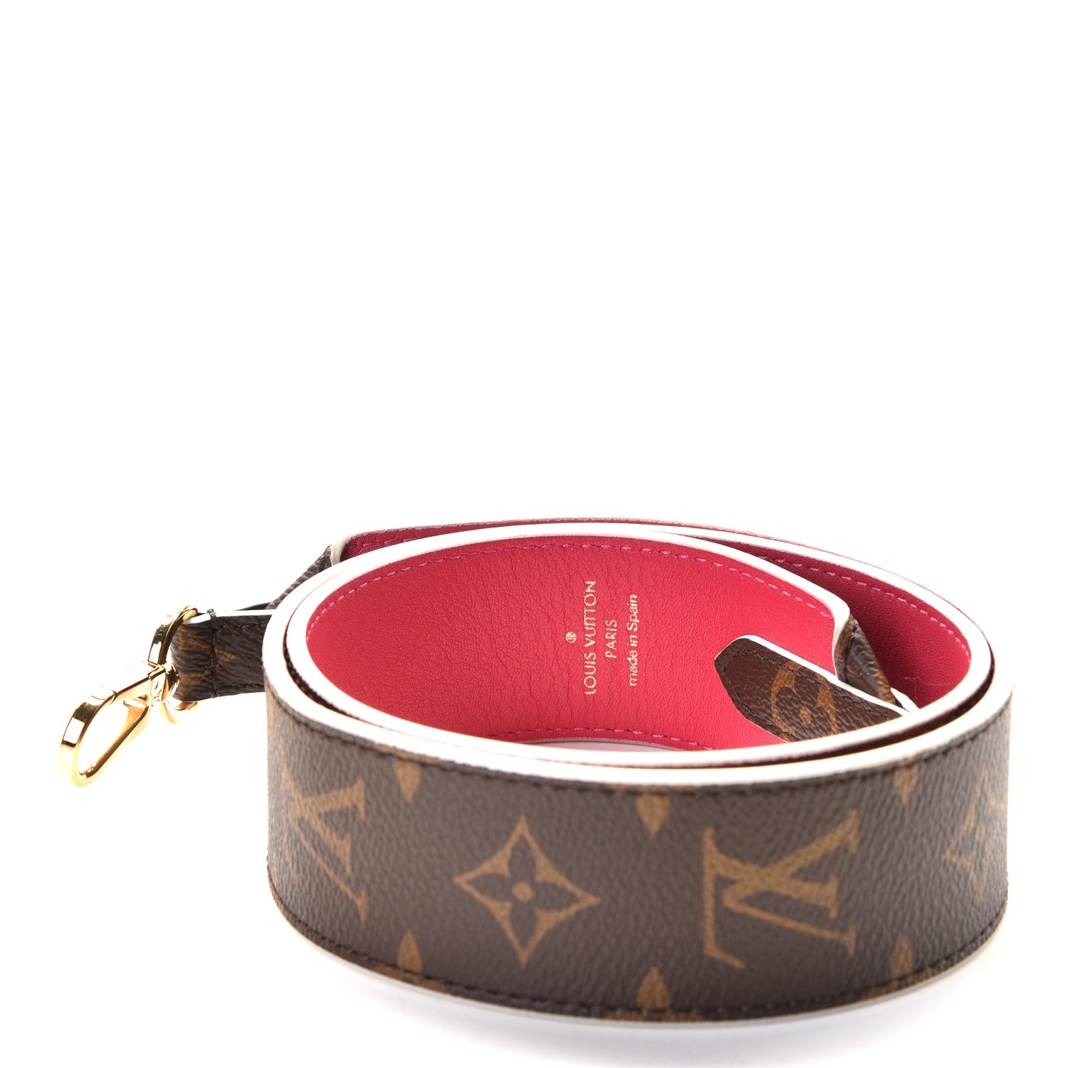 Louis Vuitton Monogram Bandouliere Shoulder Strap Hot Pink 2 of 4