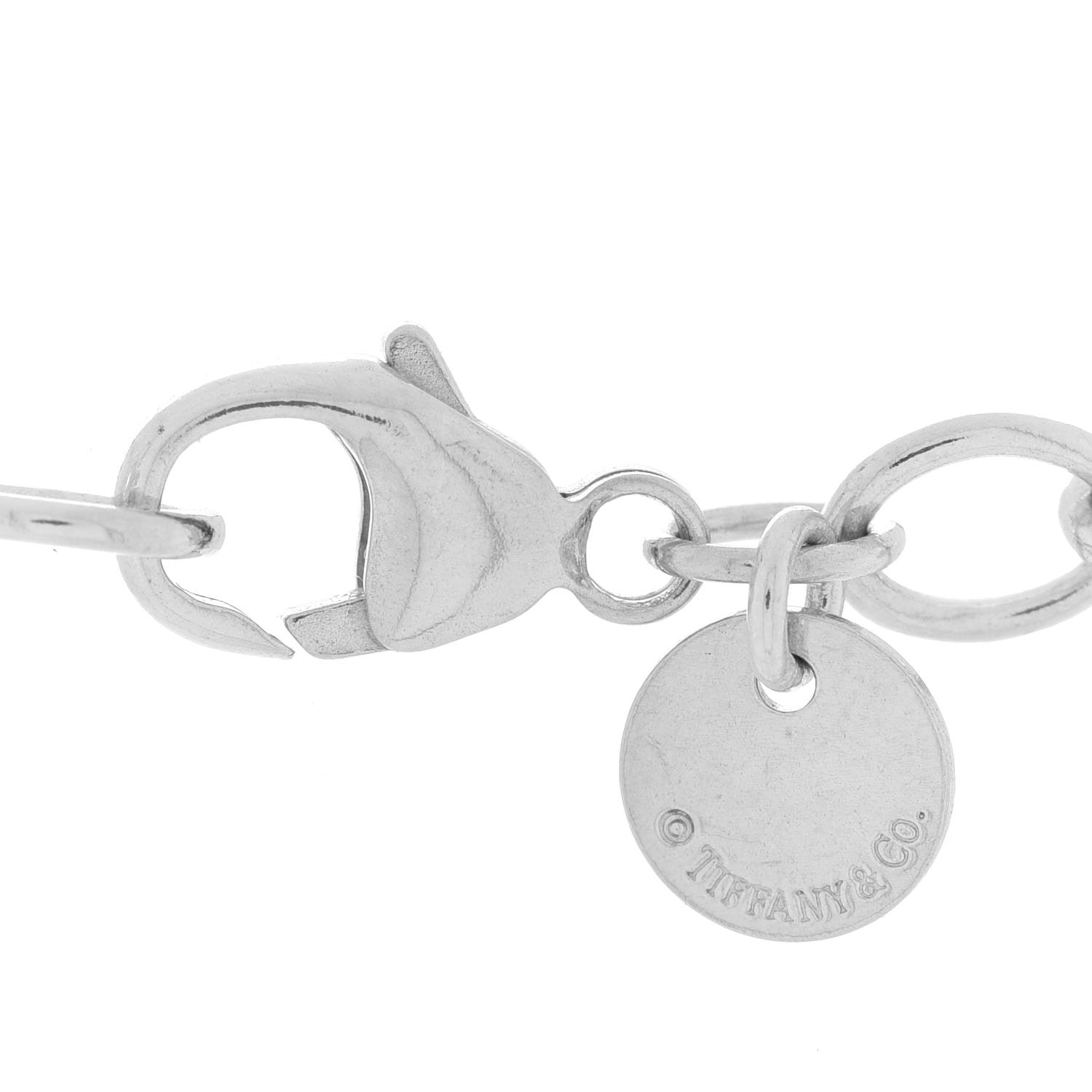 Tiffany Sterling Silver Narrow Infinity Link Necklace 5 of 5