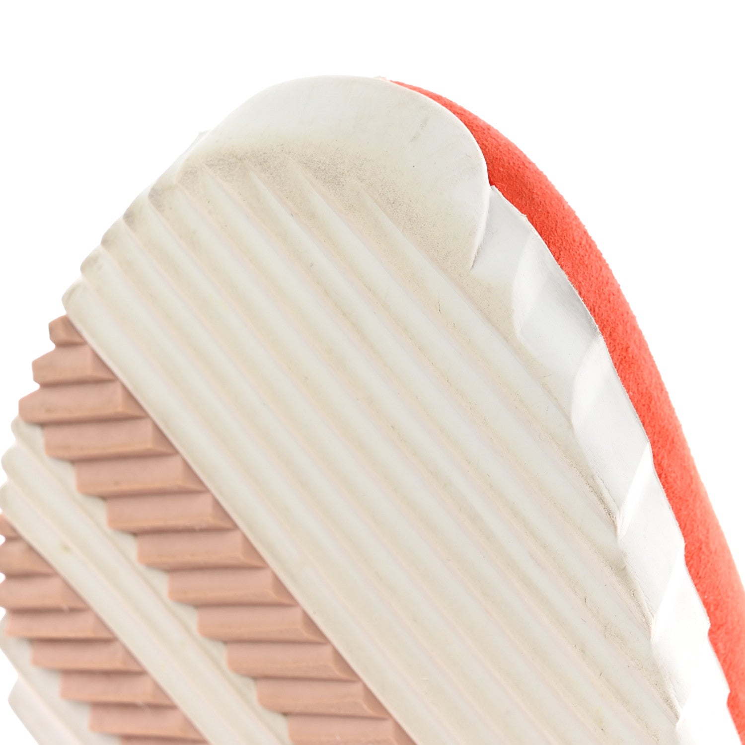 Hermes Air Mesh Suede Goatskin Bouncing Sneakers 38 Rose Multicolor 17 of 21