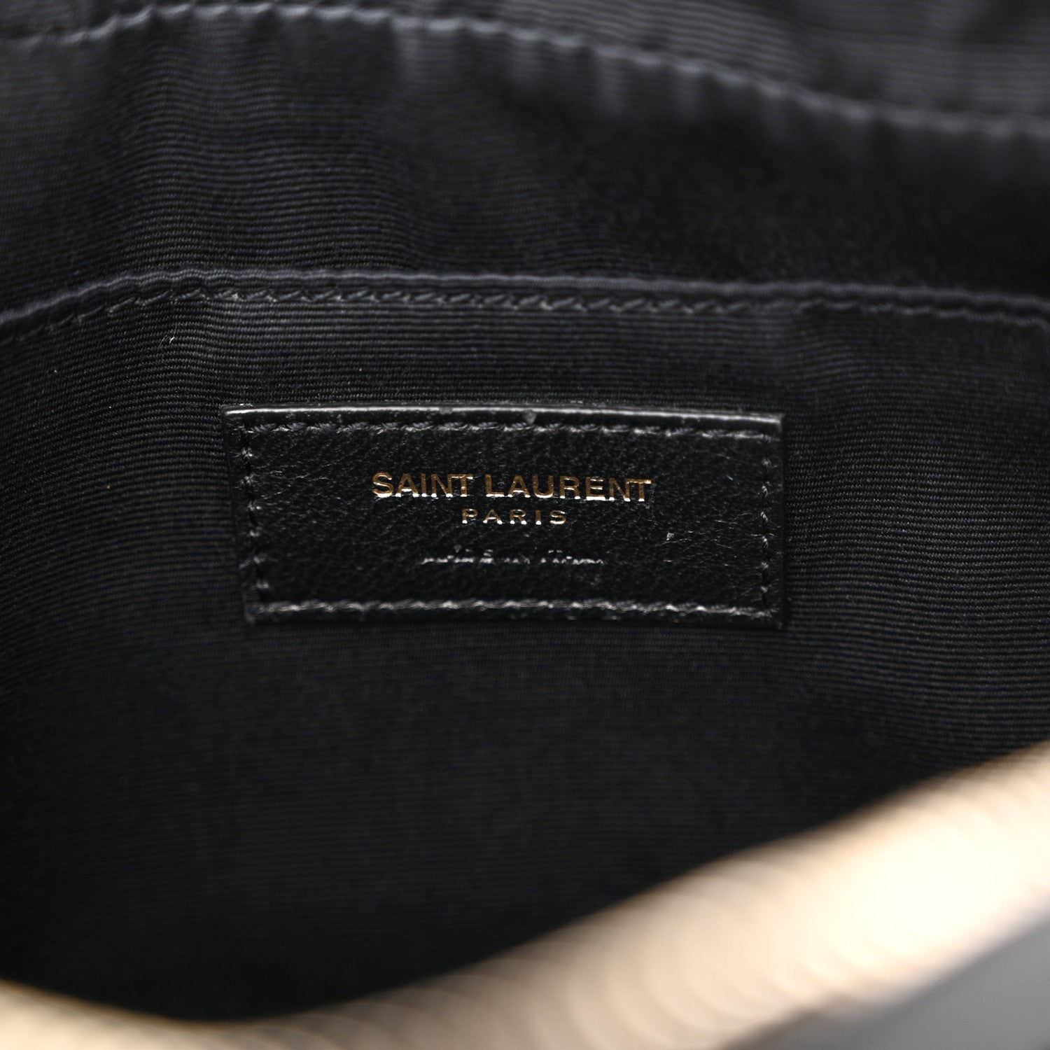 Saint Laurent Calfskin Matelasse Monogram Lou Camera Bag Black 6 of 11
