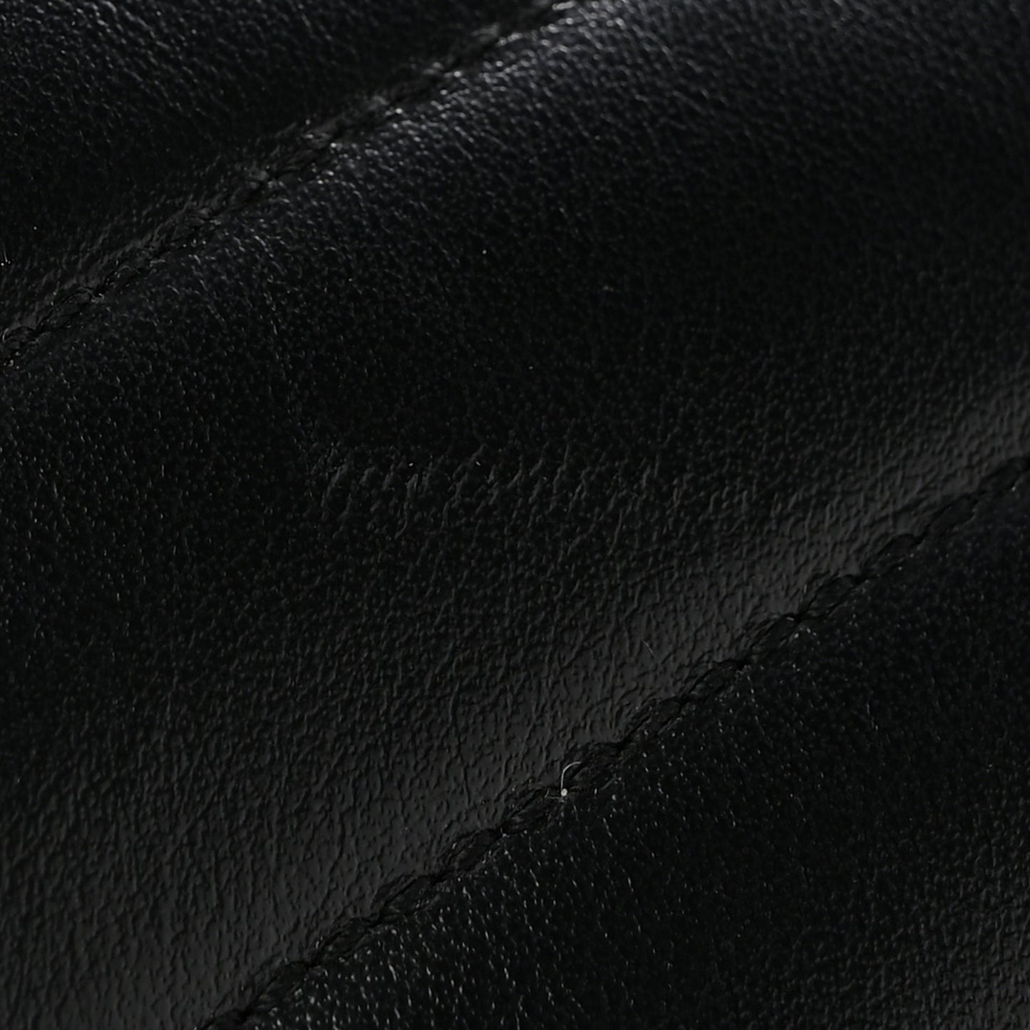 Calfskin Y Quilted Monogram Monochrome Large Loulou Chain Satchel Black