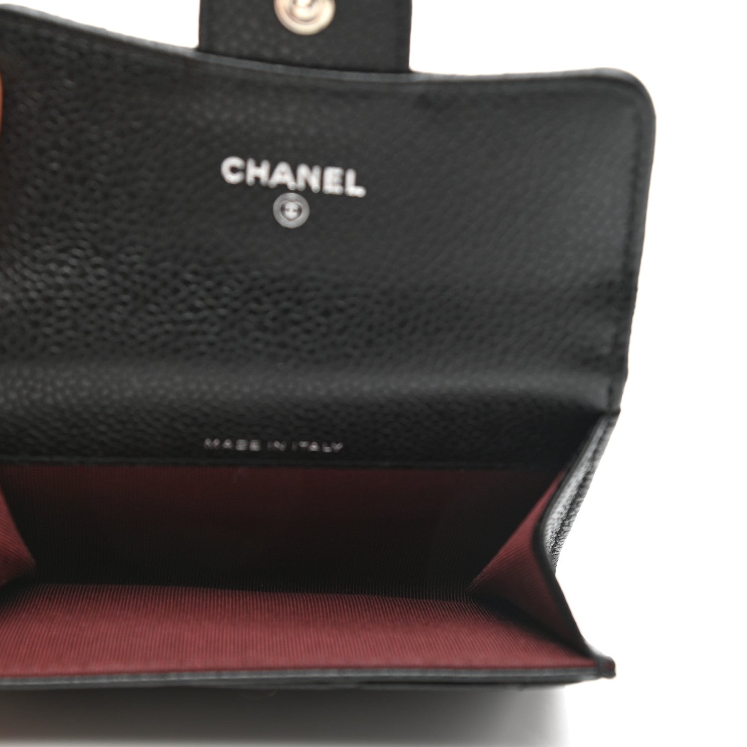 Chanel Caviar Quilted Flap Card Holder Black 5 of 9
