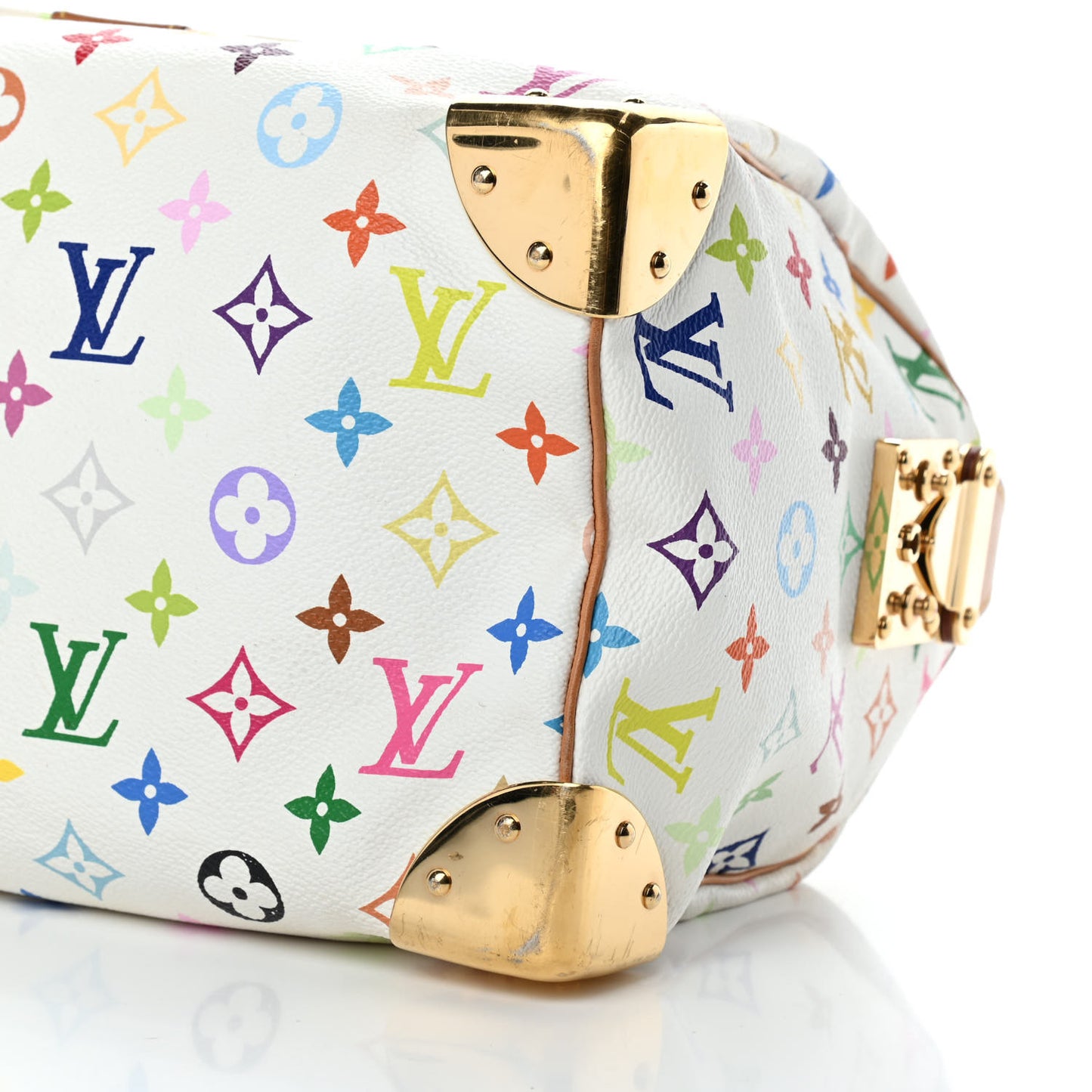 Monogram Multicolor Speedy 30 White