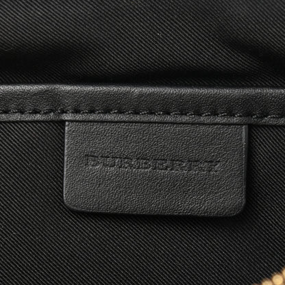 Burberry Nylon Nova Check Zip Top Pouch Indigo Blue 6 of 8