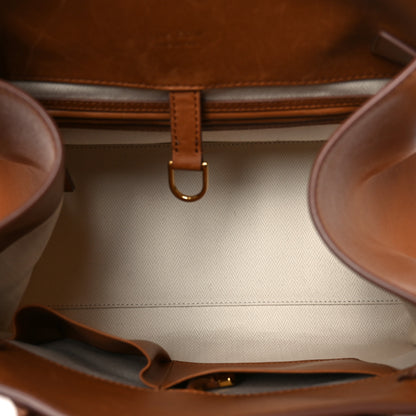 The Row Polished Saddle Calfskin Soft Margaux 12 Cuir 5 of 9