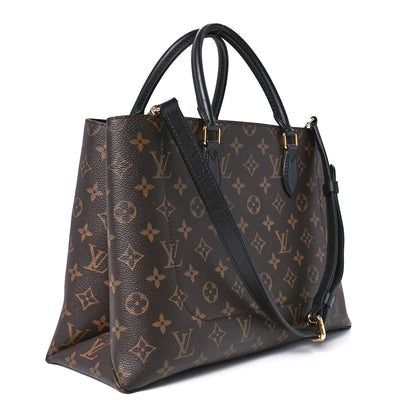 Louis Vuitton Monogram Flower Tote Black 3 of 11