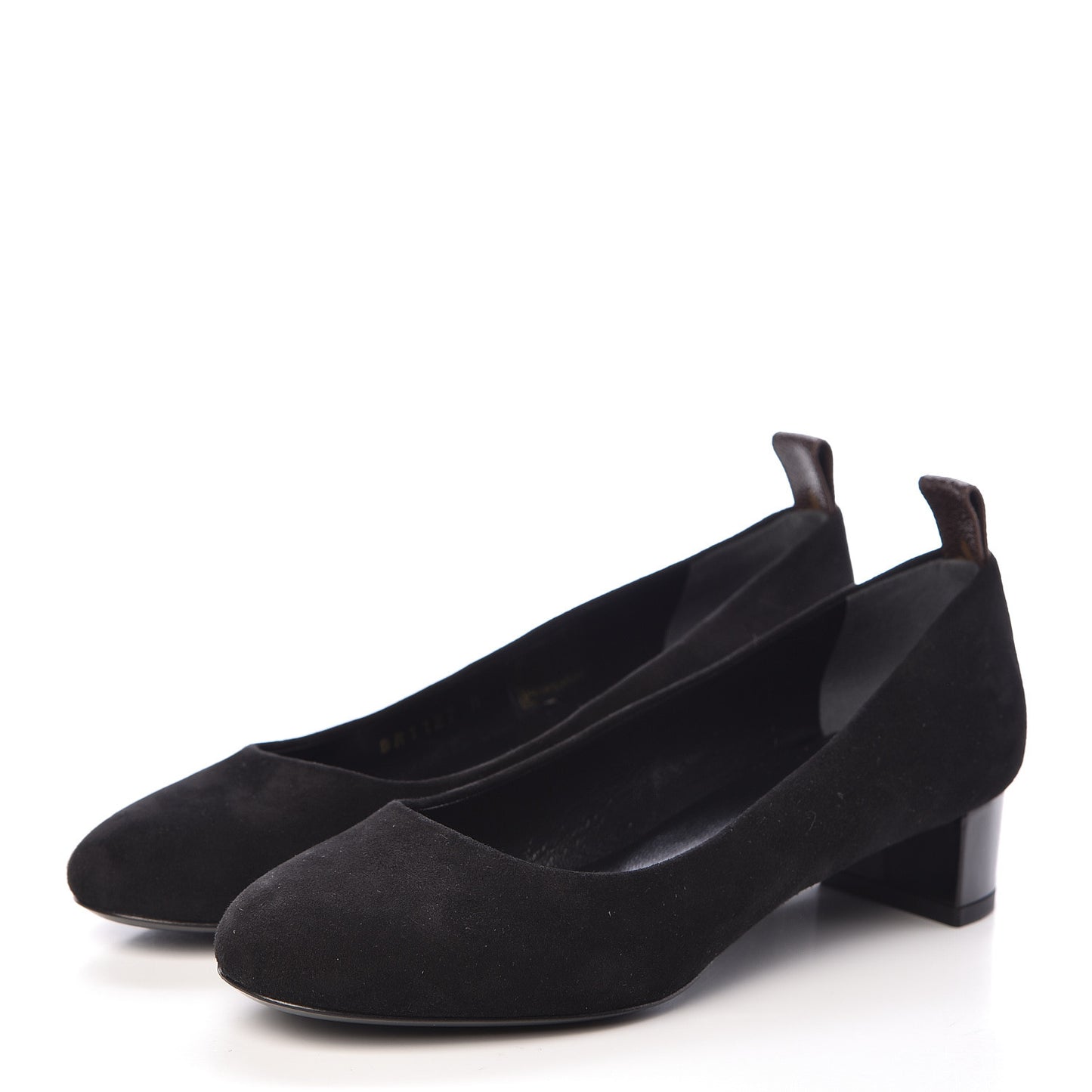 Suede Uniformes Pump 36 Black