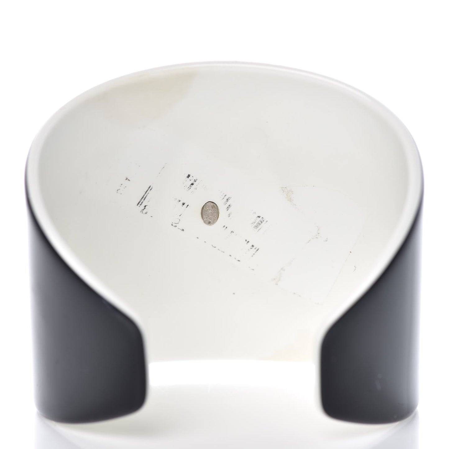Resin CC Wide Cuff Black White
