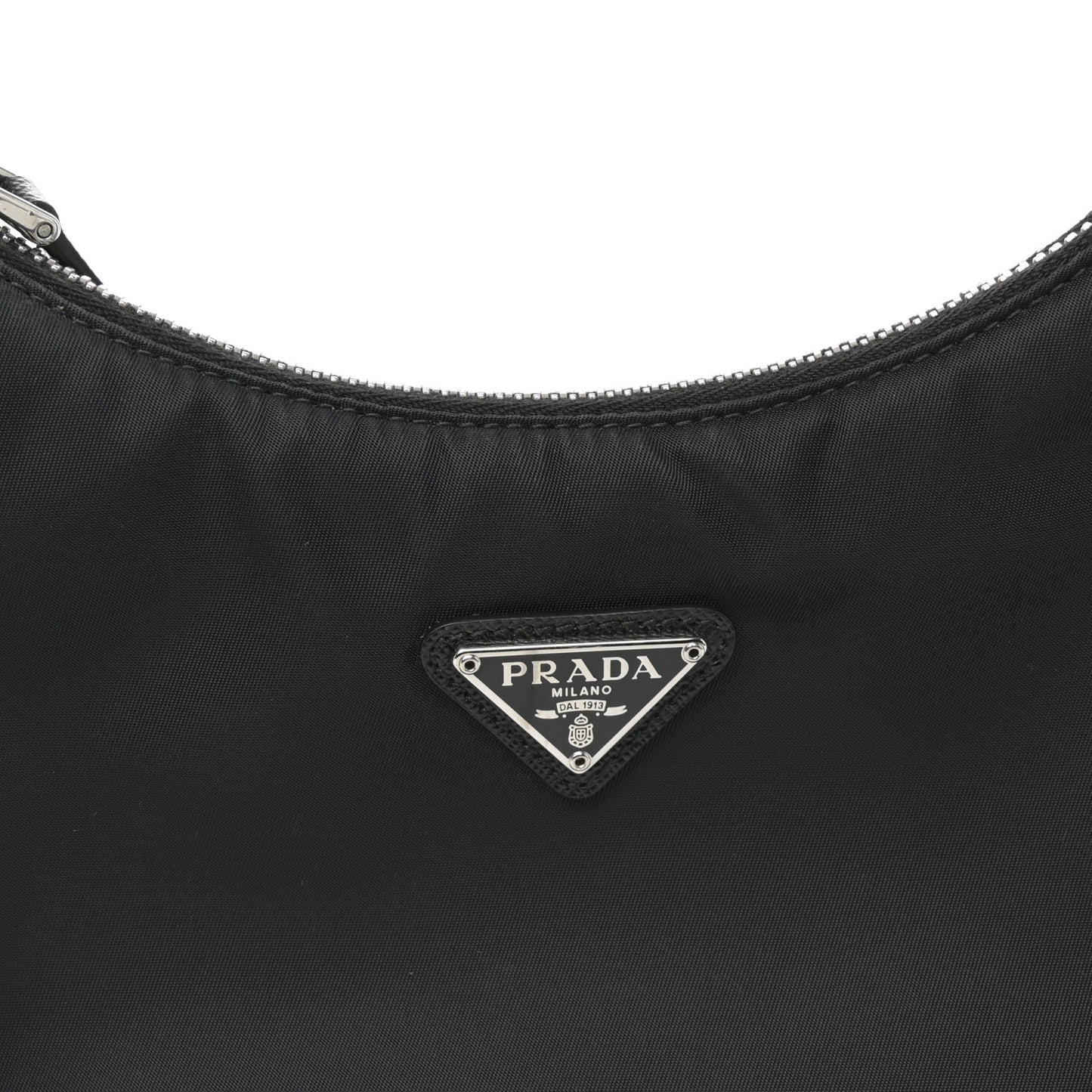 Tessuto Nylon Saffiano Mini Re-Edition 2005 Bag Black