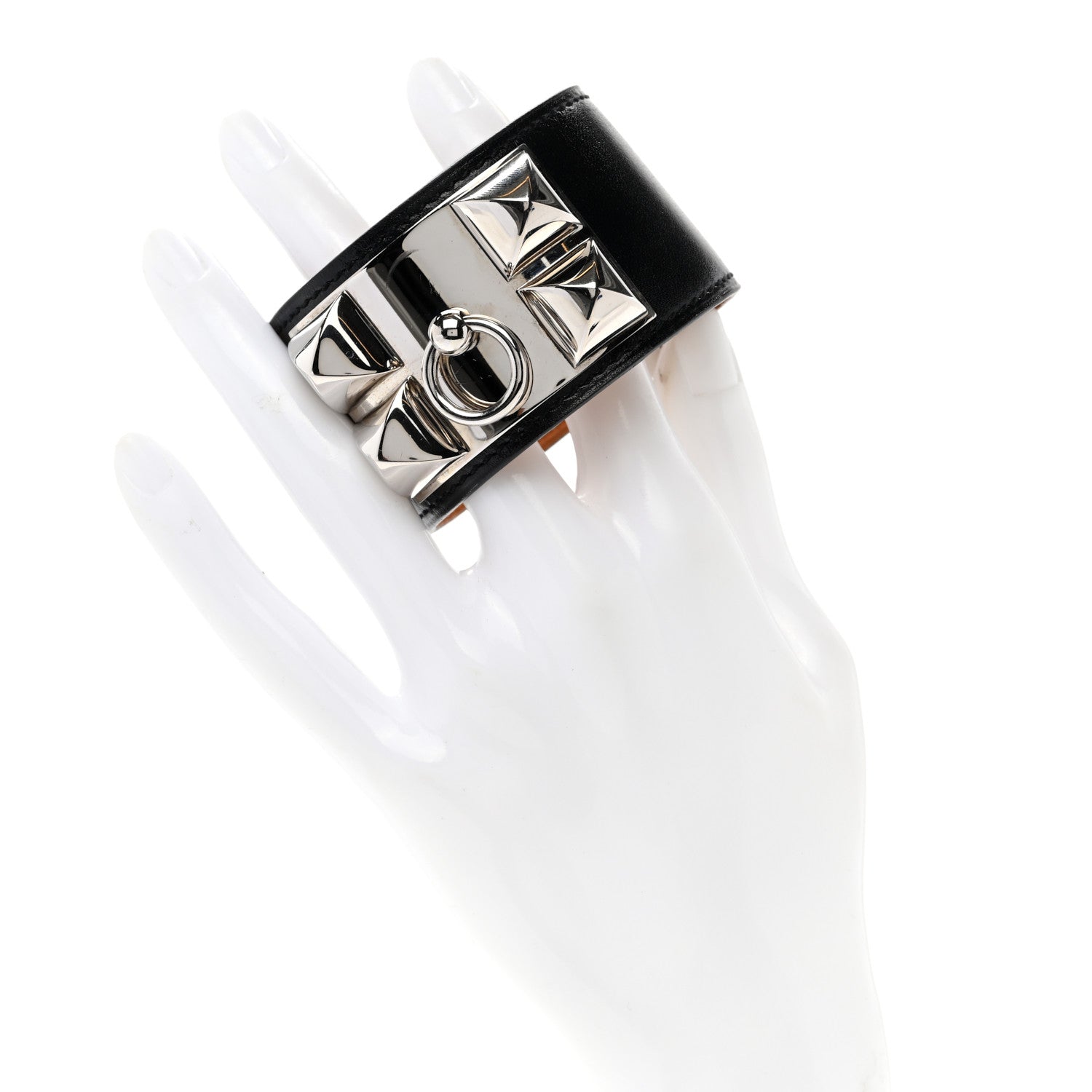 Hermes Box Collier De Chien CDC Bracelet S Black 2 of 4