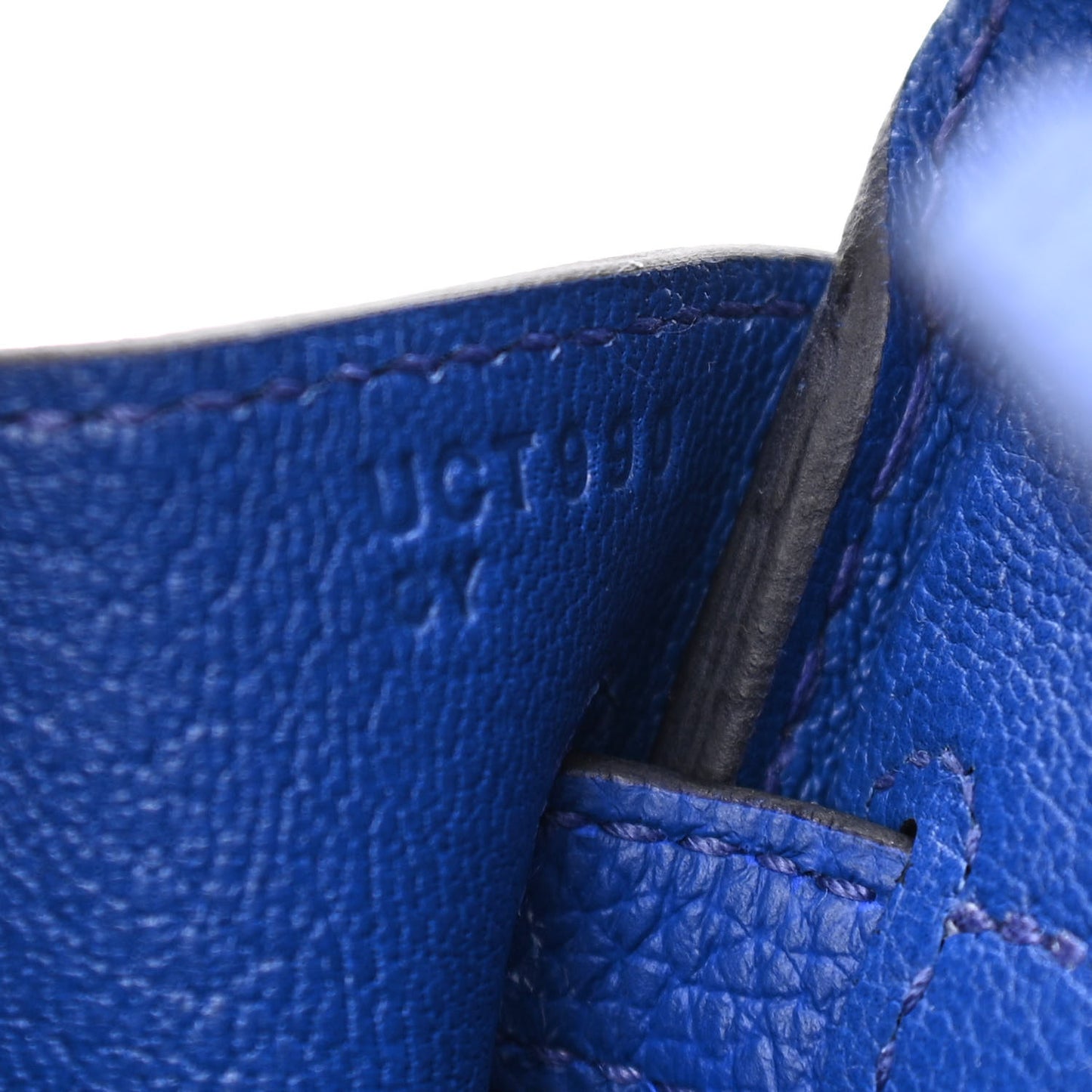 Togo Birkin 25 Bleu Royal