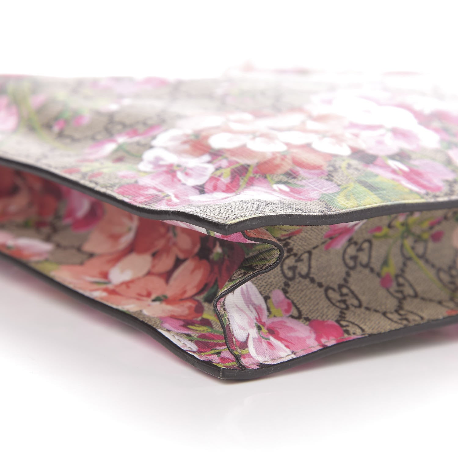 Gucci Soft GG Supreme Monogram Blooms Vertical Tote Beige Multicolor Dry Rose 7 of 9