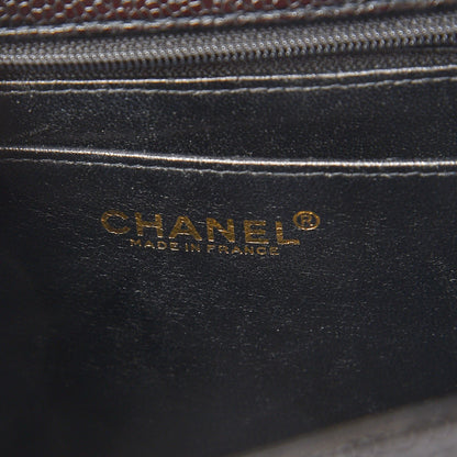 Chanel Caviar Mademoiselle Flap Shoulder Bag Black 6 of 7