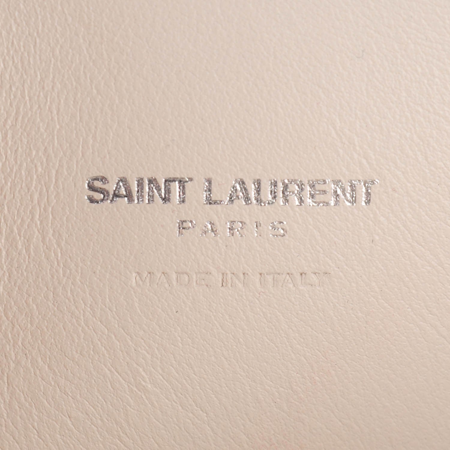 Saint Laurent Grained Calfskin Baby Sac De Jour White Black 6 of 7