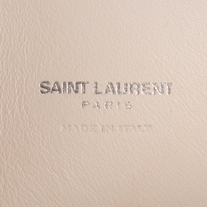 Saint Laurent Grained Calfskin Baby Sac De Jour White Black 6 of 7