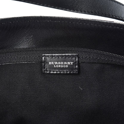 Burberry Canvas Check Tote Navy 8 of 11