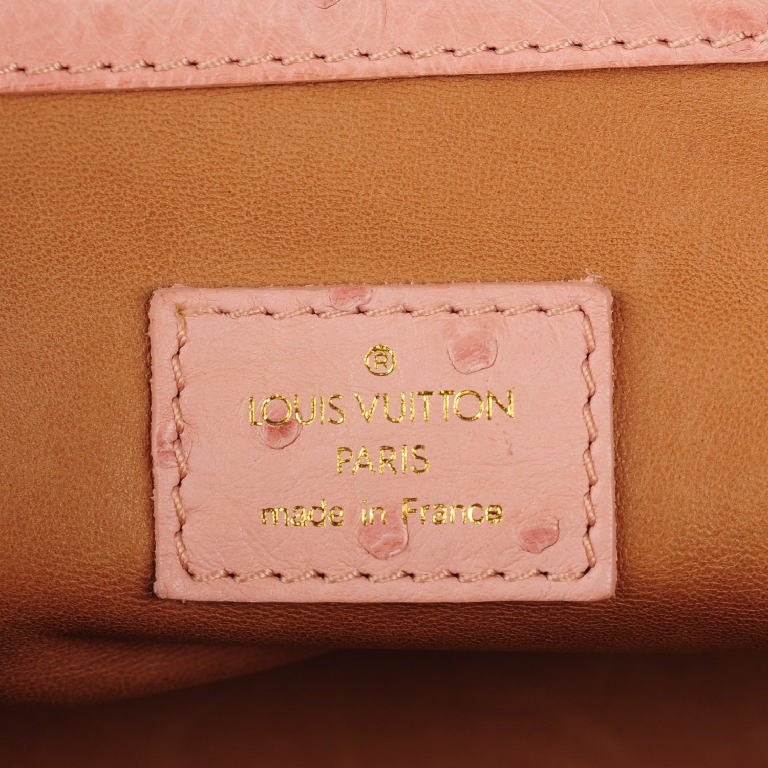 Louis Vuitton Ostrich Frame Speedy Pink 6 of 7