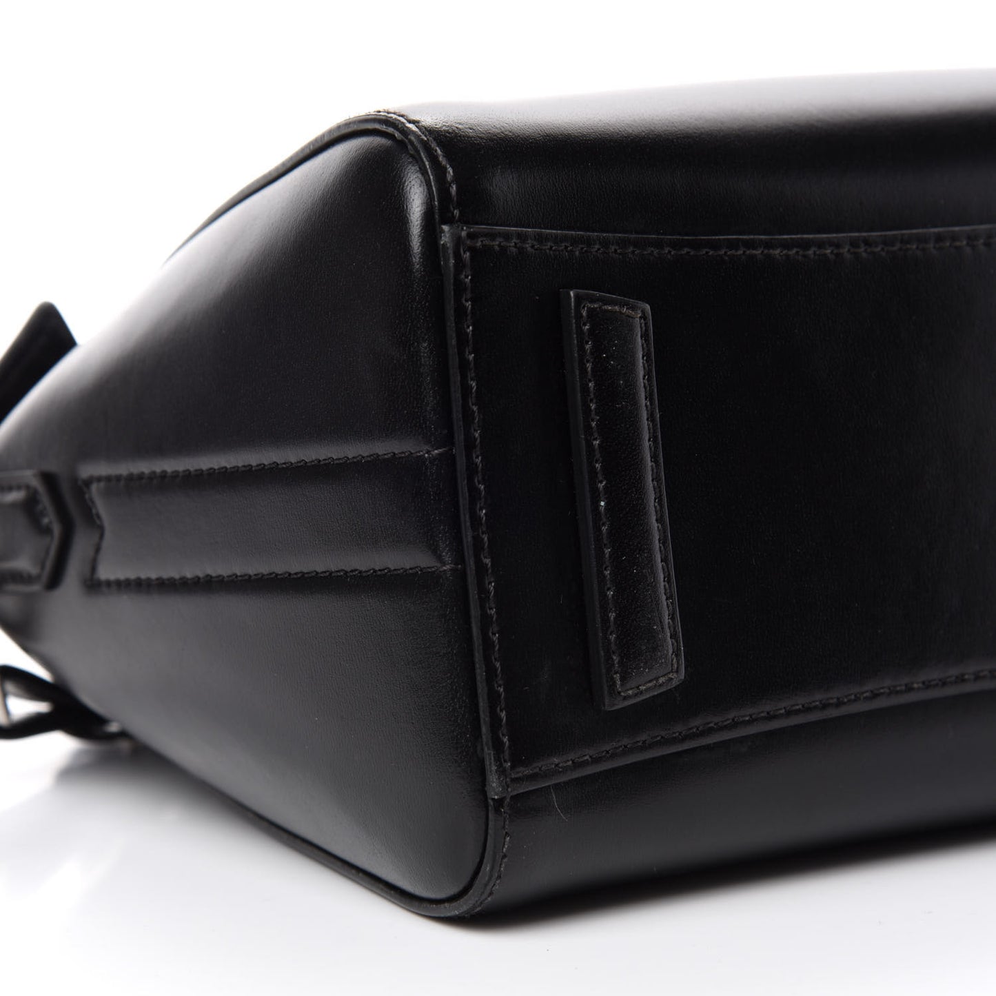Shiny Lord Calfskin Mini Antigona Black