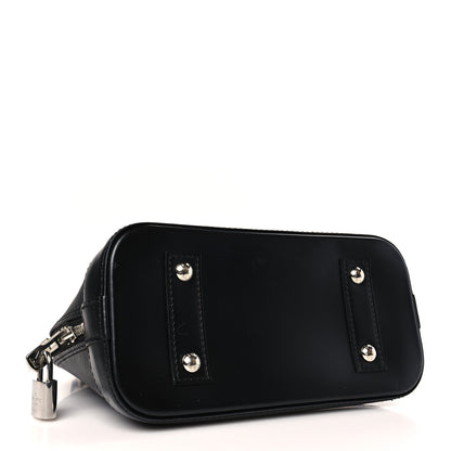 Louis Vuitton Epi Jacquard Alma BB Black 6 of 11