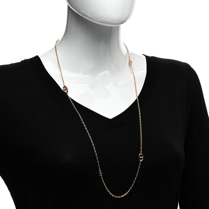 Hermes 18K Rose Gold Farandole Necklace 80 2 of 5
