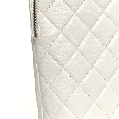 Chanel Caviar Quilted Shoulder Bag White 15 of 17