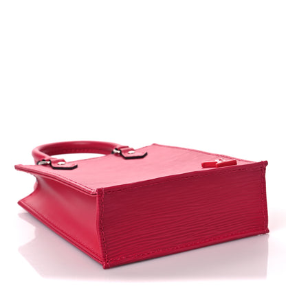 Louis Vuitton Epi Petit Sac Plat Rose Pondicherry 4 of 6