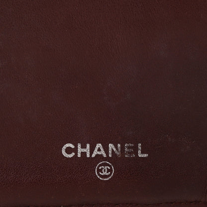 Chanel Lambskin Quilted Yen Wallet Black 6 of 8