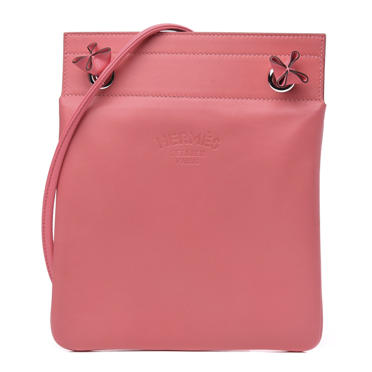 Hermes Milo Lambskin Swift Mini Aline Rose Azalee 1 of 11