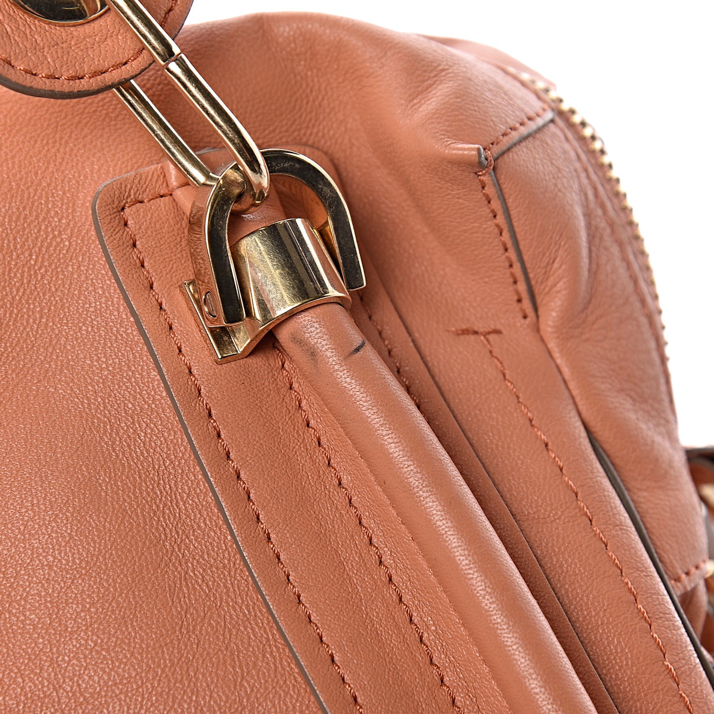 Calfskin Medium Military Paraty Peach Pink