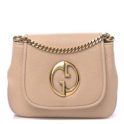 Gucci Dollar Calfskin Small 1973 Chain Shoulder Bag Camelia 1 of 11
