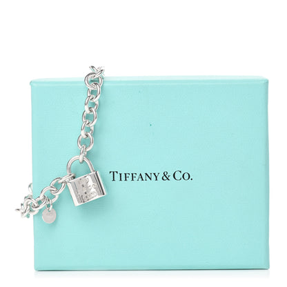 Tiffany Sterling Silver 1837 Lock Charm Bracelet 8 of 8