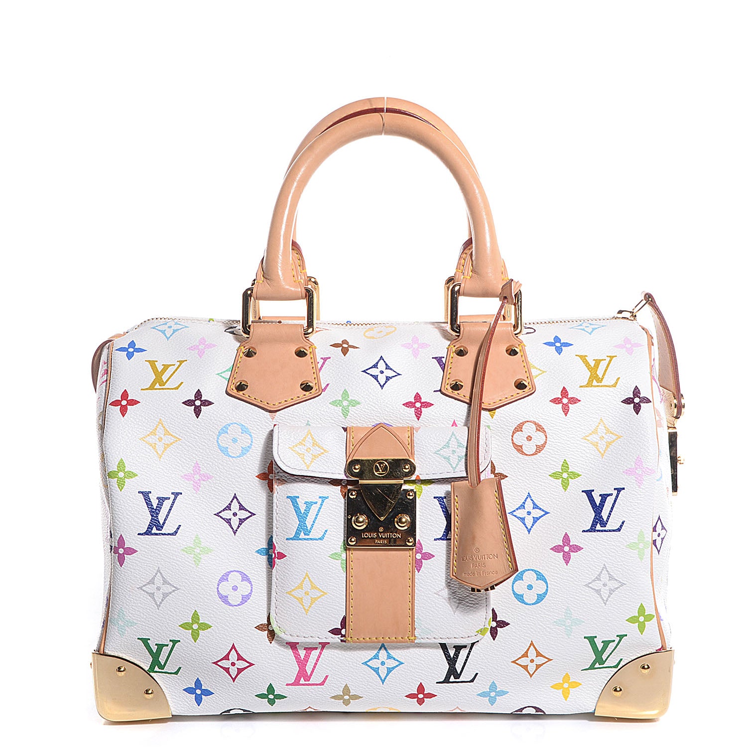 Louis Vuitton Monogram Multicolor Speedy 30 White 1 of 7