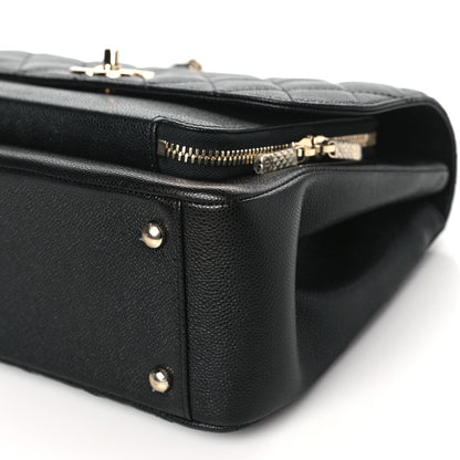 Chanel Caviar Quilted Large Business Affinity Flap Black 10 of 11
