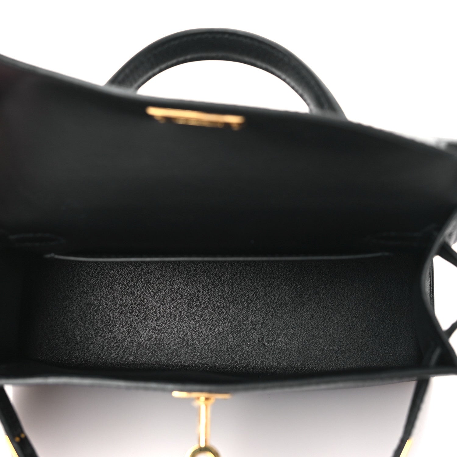 Hermes Chevre Chamkila Mini Kelly Sellier 20 Black 5 of 11