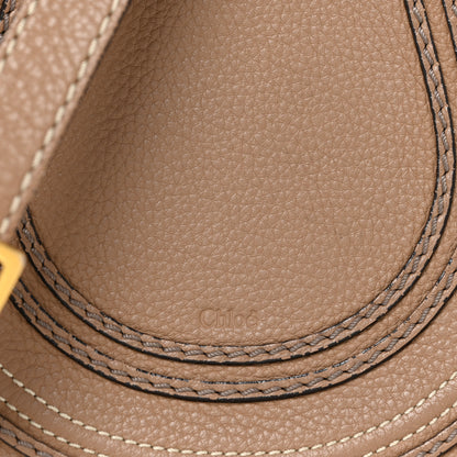 Chloe Calfskin Mini Marcie Round Crossbody Bag Nut 7 of 14