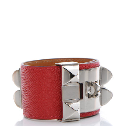 Hermes Epsom Collier De Chien CDC Bracelet S Rouge Casaque 3 of 7