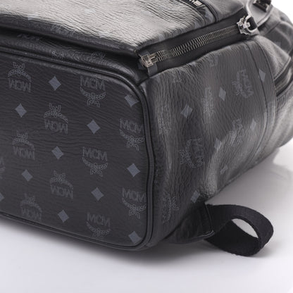 MCM Visetos Medium Studded Dual Stark Backpack Black 6 of 8