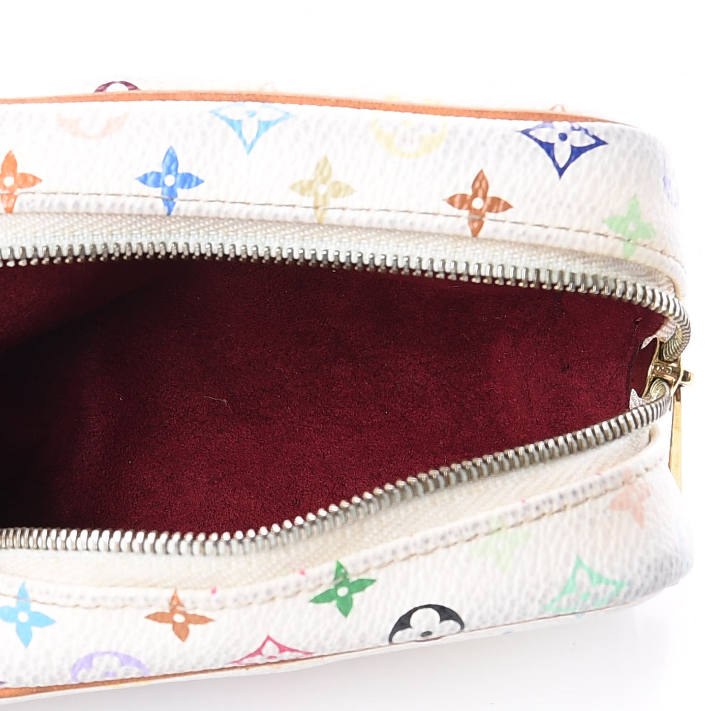 Monogram Multicolor Trousse Wapity White