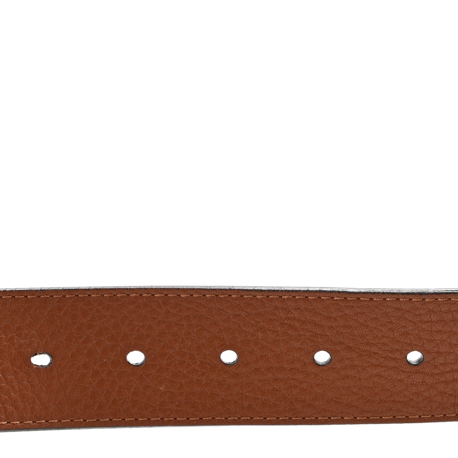 Louis Vuitton Taurillon Calfskin 30mm LV Initiales Reversible Belt 95 38 Brown Dark Brown 6 of 10