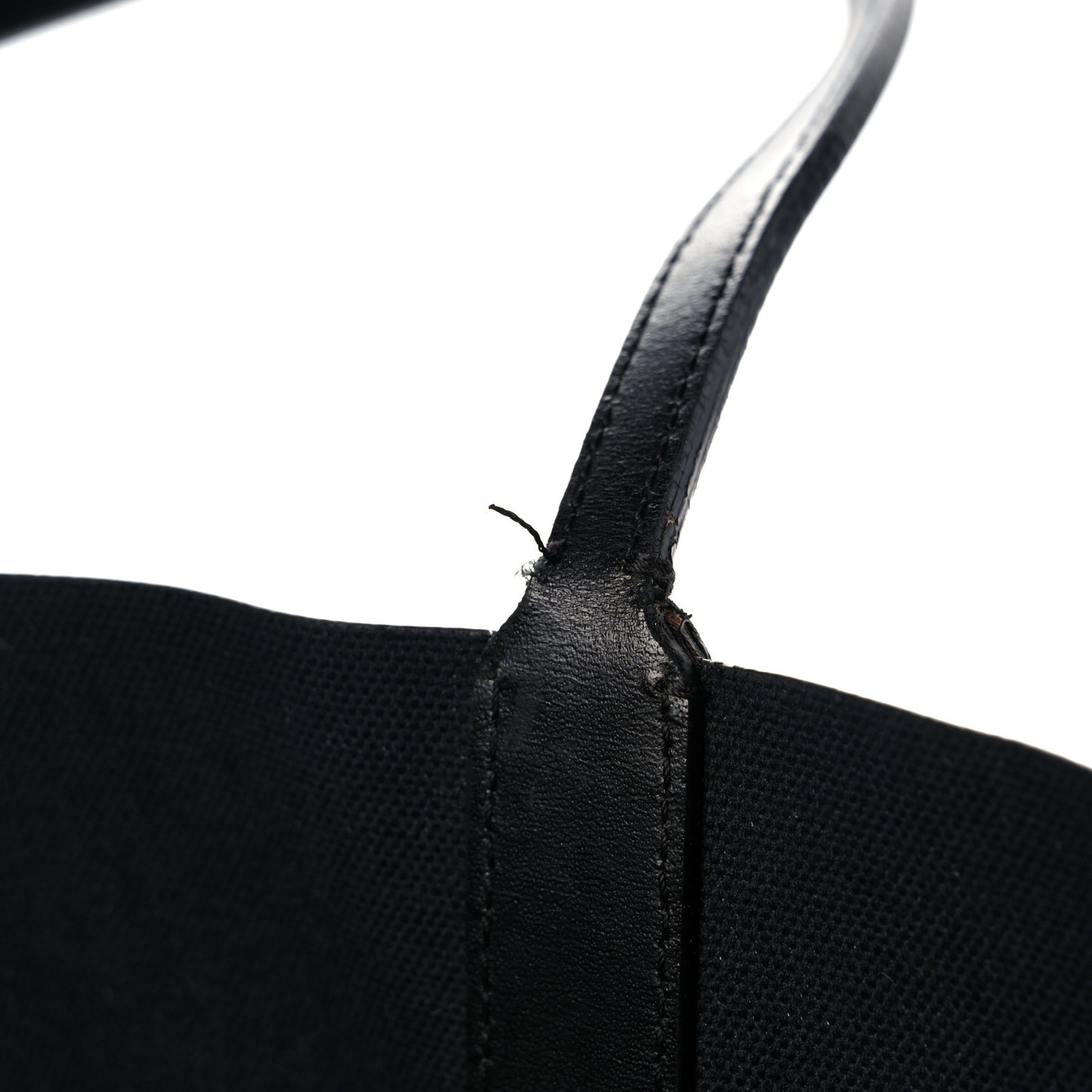 Coated Canvas Magnolia and Moth Print Medium Antigona Tote Black
