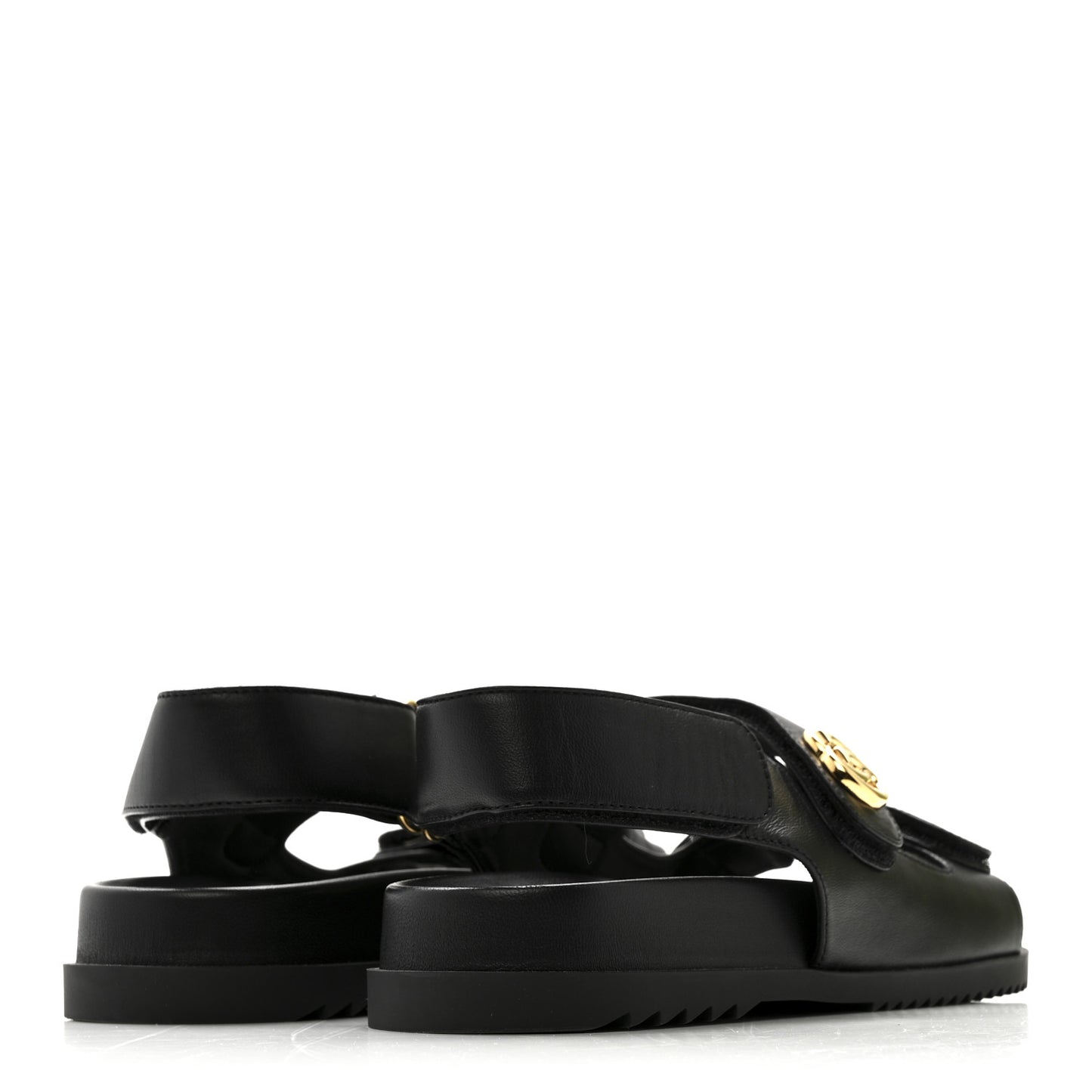 Nappa Charlotte Moritz GG Womens Dad Sandals 36.5 Black