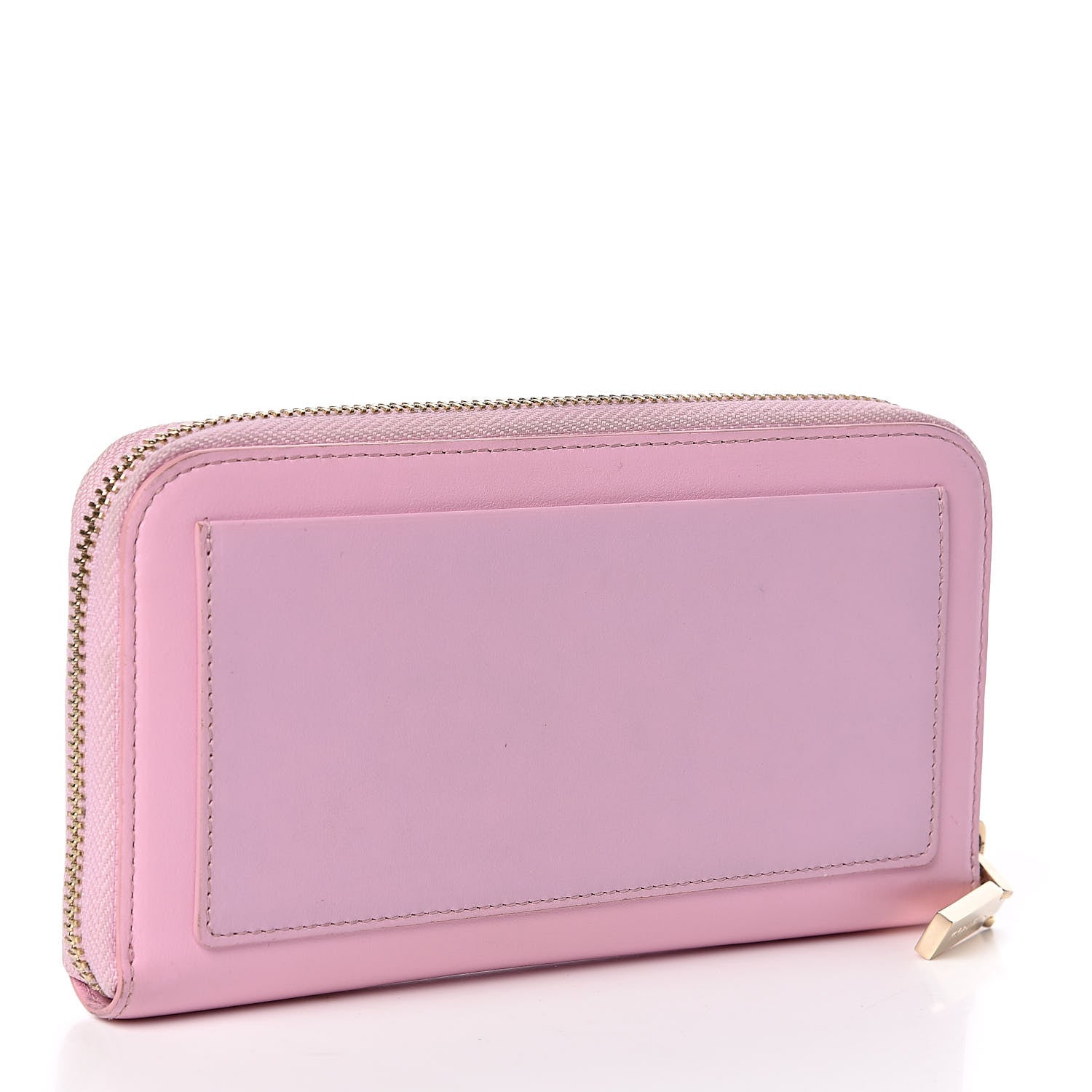 Versace Vitello Palazzo Medusa Zip Around Wallet Pink 3 of 10