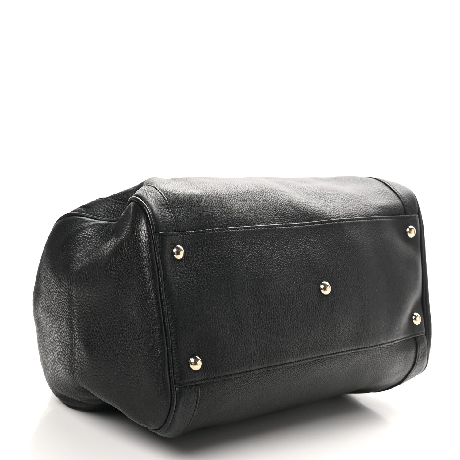 Gucci Pebbled Calfskin Medium Soho Boston Black 4 of 10
