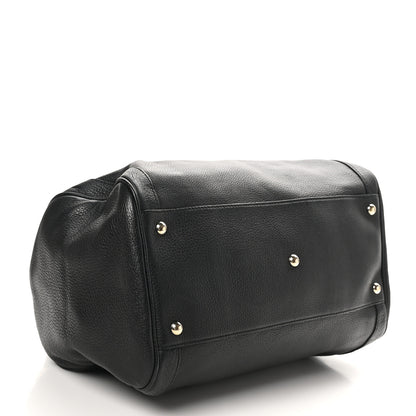 Gucci Pebbled Calfskin Medium Soho Boston Black 4 of 10