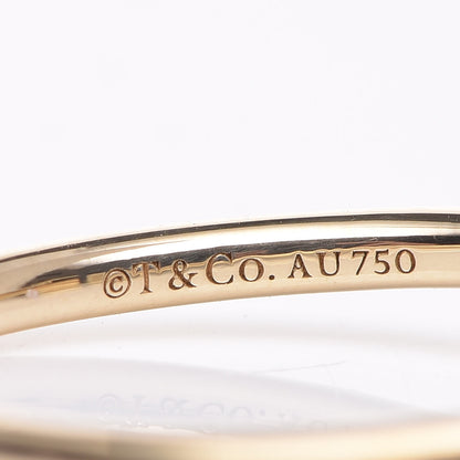 Tiffany 18K Yellow Gold Diamond T Wire Ring 52 6 4 of 4